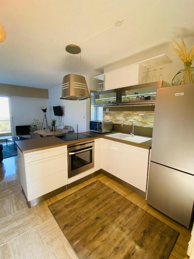 Appartement Cote D'Azur Plage - Piscine - Tennis Villeneuve-Loubet Exteriör bild