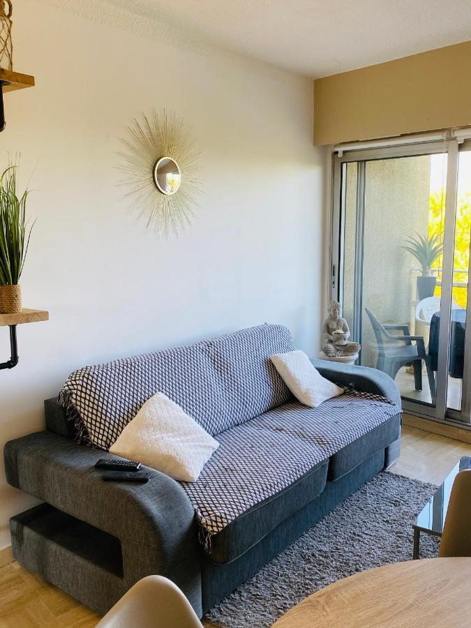 Appartement Cote D'Azur Plage - Piscine - Tennis Villeneuve-Loubet Exteriör bild